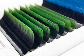 Rzęsy kolorowe do przedłużania OMBRE PLATINUM 0,10 C 8-13 na Arena.pl