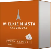Rodzinna mini gra quizowa i dodatek w jednym - Wiem lepiej Wielkie miasta