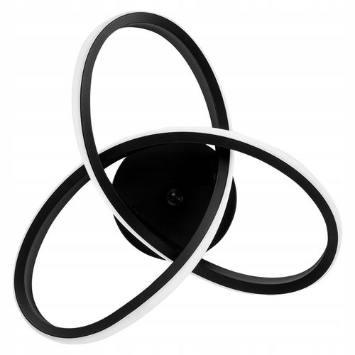 Lampa Sufitowa LED PLAFON Żyrandol 24W Barwa Neutralna Czarna do na Arena.pl