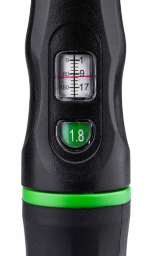 KLUCZ DYNAMOMETRYCZNY 1/4" Z BLOKADĄ 1-25NM CERTYFIKAT KALIBRACJI na Arena.pl