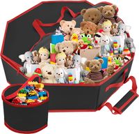 Torba na Wieńce i Zabawki Organizer Usztywniany Oxford 76x20 cm Czarny