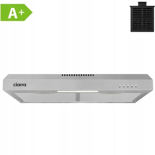 Podszafkowy Okap Ciarra 60 cm z Oświetleniem LED - Model CBCS6903D-S na Arena.pl