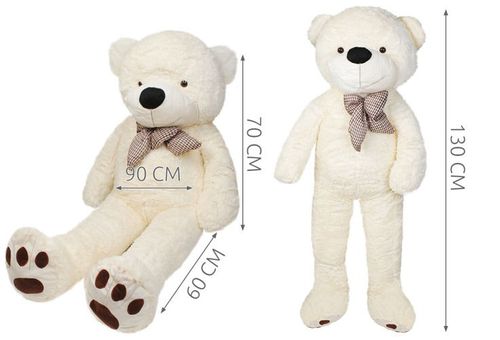 Miś pluszowy 130 cm - biały na Arena.pl