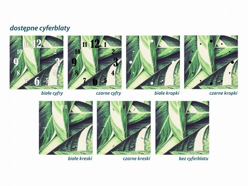 ZEGAR SZKLANY ROMB - Dżungla na Arena.pl