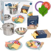Zestaw Garnek i Naczynia gotowanie Makaronu dla dzieci