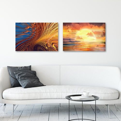 Obraz na płótnie - Canvas, Magiczny zachód słońca 60x40 na Arena.pl