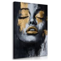 Obraz Canvas Do Sypialni Abstrakcja Glamour Kobiecy Portret 60cm x 90cm