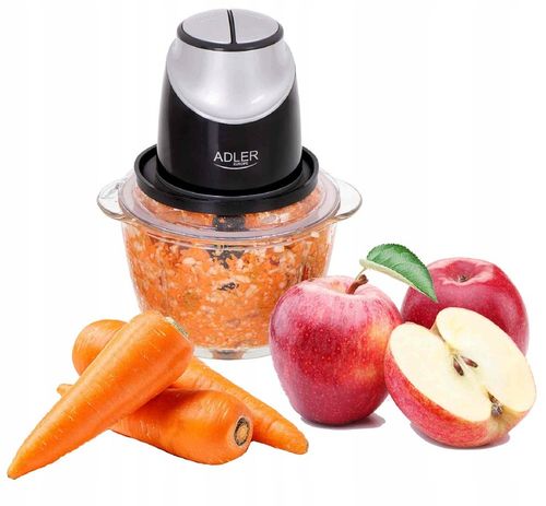 ROZDRABNIACZ ADLER AD4082 DO WARZYW, OWOCÓW I ORZECHÓW ZE SZKLANĄ MISĄ na Arena.pl