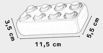 Marioinex Mega KLOCKI platforma dydaktyczna cegły zdjęcie 5