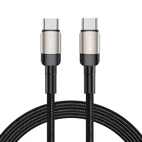 TECH-PROTECT ULTRABOOST EVO TYPE-C CABLE PD100W/5A 200CM TITANIUM zdjęcie 1