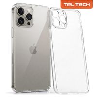 Teltech nakładka slim case 2mm do iPhone 15 Pro transparentny