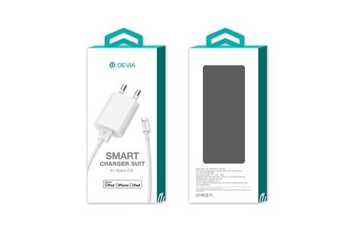 Ładowarka sieciowa DEVIA Smart MFI USB 1A biała na Arena.pl