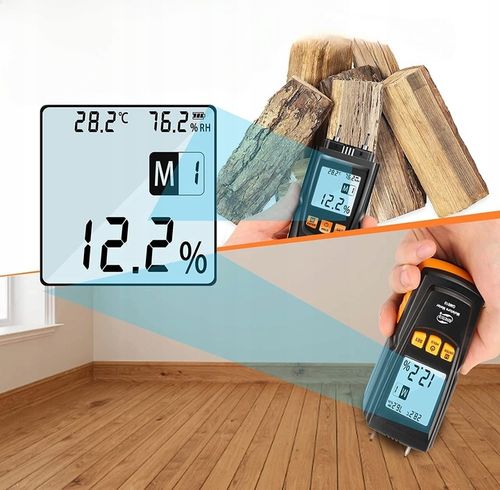 WILGOTNOŚCIOMIERZ DREWNA MIERNIK WILGOCI DRZEWA na Arena.pl