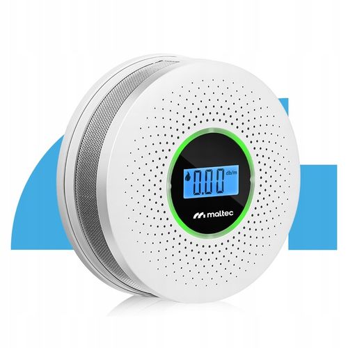 CERTYFIKOWANY CZUJNIK CZADU DYMU TLENKU WĘGLA SAFESENSOR BEZPRZEWODOWY 2w1 na Arena.pl