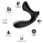 masażer stymulator prostaty korek analny 15cm 9try