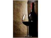 OBRAZ RED WINE KIELISZEK BUTELKA