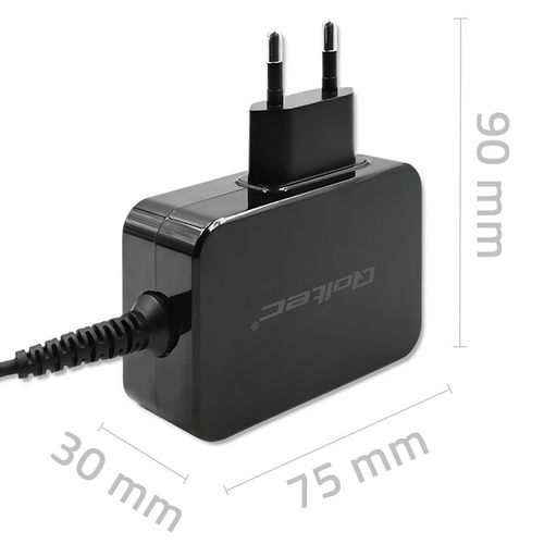 Qoltec Ładowarka GaN POWER PRO 1xUSB-C 30W 5-20V 1.5-3A Czarna na Arena.pl