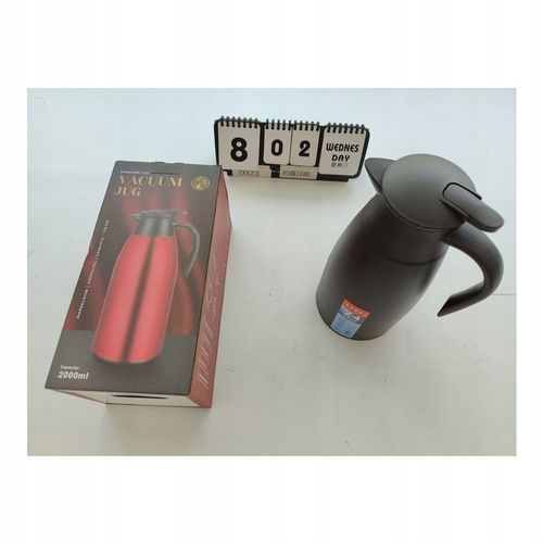 TERMICZNY CZAJNIK STALOWY 304 DUŻY OTWÓR ERGONOMICZNY UCHWYT na Arena.pl