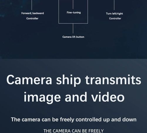 Zdalnie sterowana łódź RC Łódź z podwodną kamerą Led Lights Prezenty Basen na Arena.pl