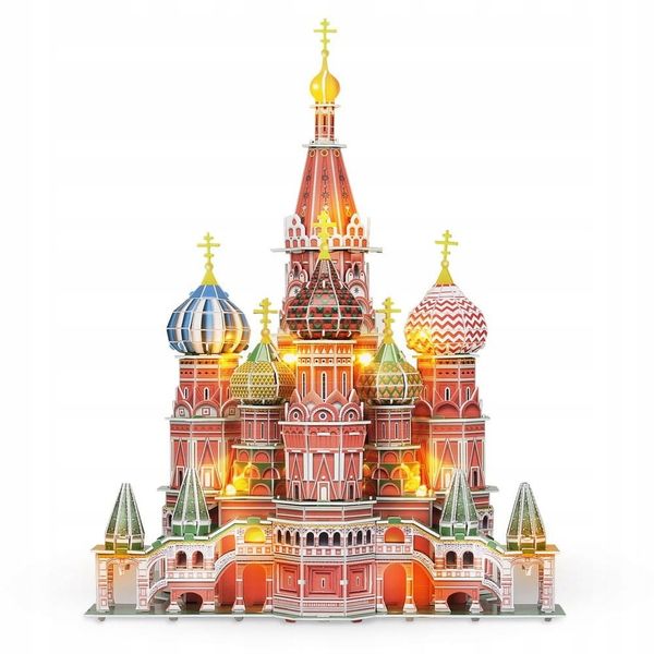 puzzle 3d led katedra św.basils zdjęcie 14