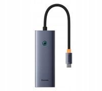 Adapter hub USB-C 6w1 Baseus B00052807813-01 4x USB 3.0 + HDMI + USB-C PD