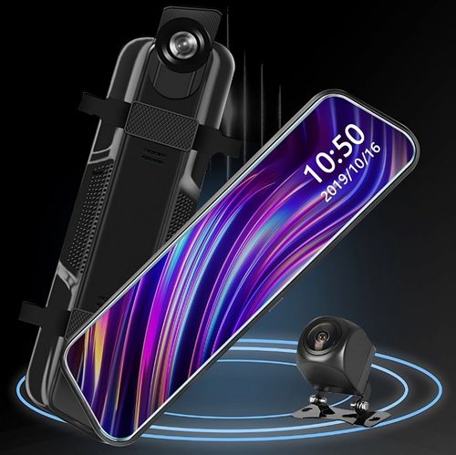 WIDEOREJESTRATOR JAZDY DOTYKOWY KAMERA COFANIA REJESTRATOR PRZÓD TYŁ MenuPL na Arena.pl