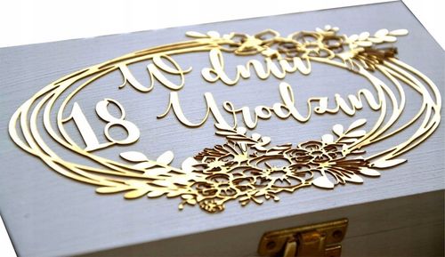 Pudełko na Pieniądze Prezent na 18 urodziny OSIEMNASTKA/ WYS. 24 H na Arena.pl