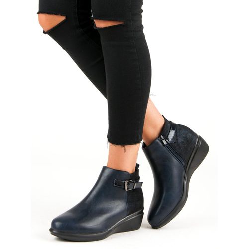 Granatowe botki r.36 na Arena.pl