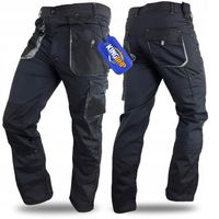 MOCNE Spodnie robocze Męskie BASIC ECO WZMACNIANE ochronne BHP OXFORD 600