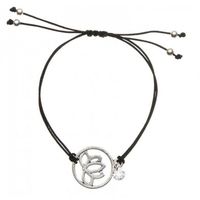 bransoletka lotos czerń b238cz