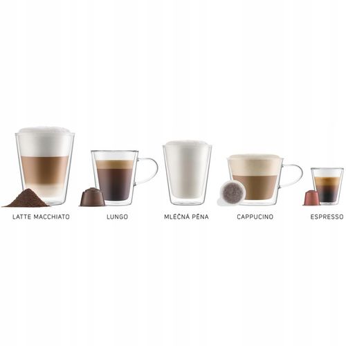 Ekspres do Kawy Kapsułkowy 3W1 Sencor SCC3000BK 1450W Nespresso Dolce Gusto na Arena.pl