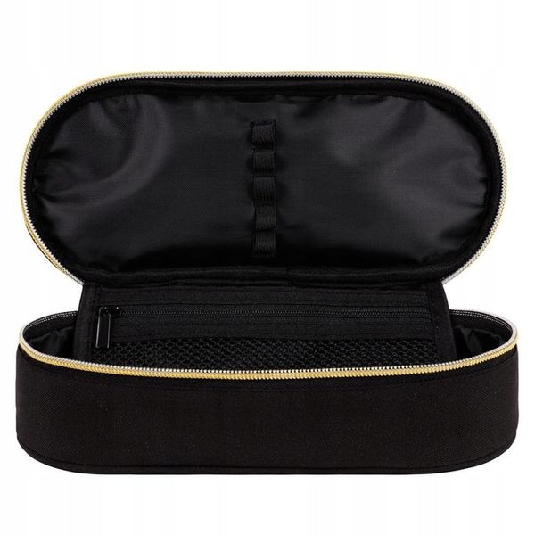 PIORNIK SASZETKA Z KLAPKA PUSHEEN GOLD CZARNY PC-01 MAJEWSKI zdjęcie 2