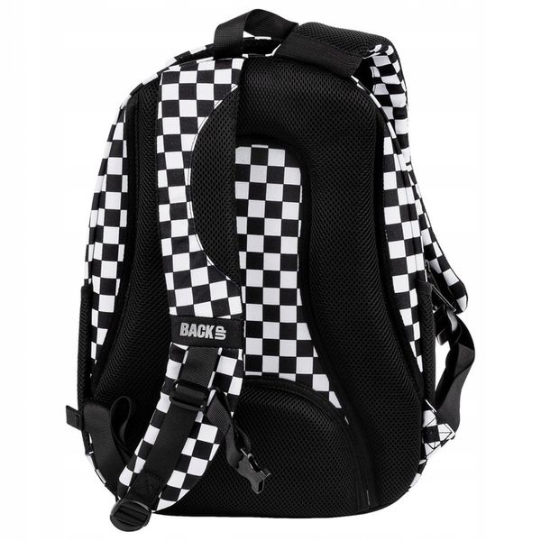 ZESTAW 3 el. Plecak szkolny młodzieżowy BackUP 26 L kratka, SZACHOWNICA zdjęcie 8