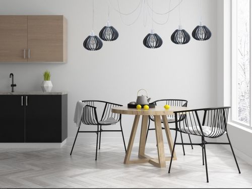 Lampa wisząca 5xE27 NICOLETA GREY 839 na Arena.pl