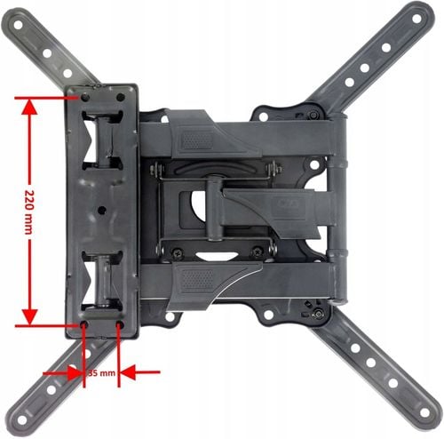 UCHWYT DO TELEWIZORA TV 32-55" WIESZAK REGULOWANY ŚCIENNY + CZĘŚCI na Arena.pl