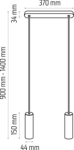 Lampa wisząca biała Madera 2 pł na Arena.pl