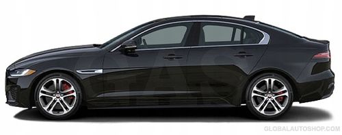 JAGUAR XE-TYPE - Listwy CHROM na drzwi boczne dekoracyjne chromowane na Arena.pl