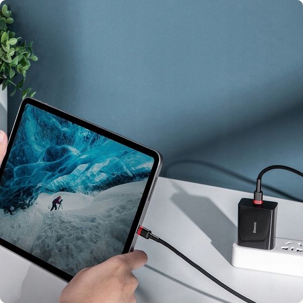 BASEUS MOCNY KABEL USB-C SZYBKIE ŁADOWANIE TYPE-C PD 100W QUICK CHARGE 3.0 zdjęcie 9