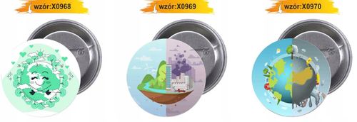 Przypinki buttony EKOLOGIA na Arena.pl