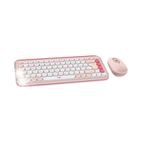 Zestaw klawiatura + mysz LOGITECH Pop Icon Combo Różowy