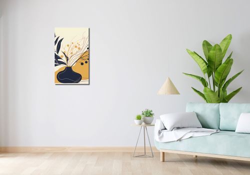 Obraz 40x70cm Spokój Ciemnych Liści na Arena.pl
