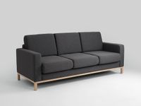 Sofa SCANDIC 3 osobowa - karbon, naturalny, trzy osobowa