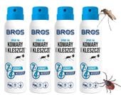 BROS - spray na komary i kleszcze 90ml - 4 szt.