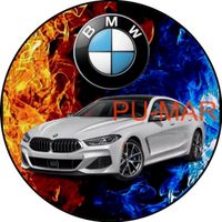 Opłatek na tort Urodziny BMW Auto Samochód Logo Tekst Gratis