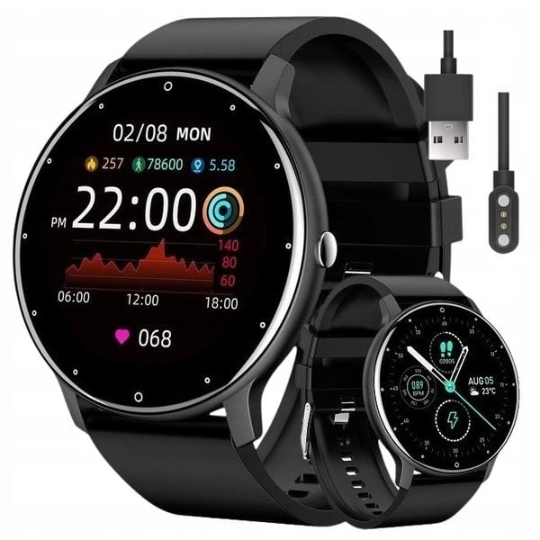 SMARTWATCH MĘSKI ZEGAREK GRAVITY +GRAWER SMS POLSKIE MENU MODNY zdjęcie 1