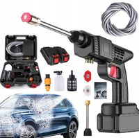 MOCNA MYJKA CIŚNIENIOWA AKUMULATOROWA WYSOKA JAKOŚĆ + 2 AKU