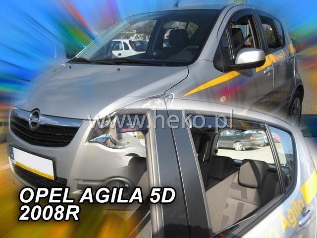 Owiewki Opel AGILA II 5d. HTB 2008-2014r. Z TYŁAMI zdjęcie 2