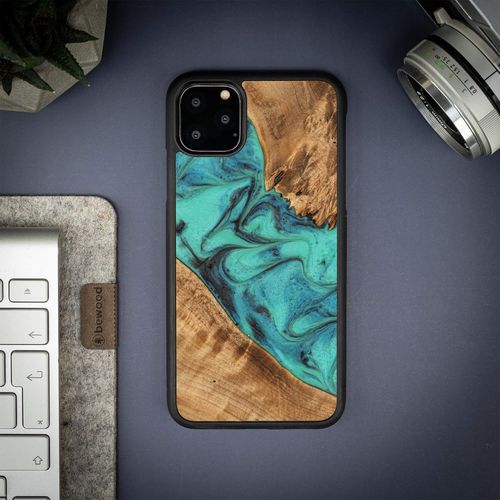 etui bewood unique na iphone 11 pro max - turquoise na Arena.pl