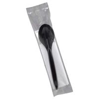 sztućce czarne łyżka serwetka 350szt