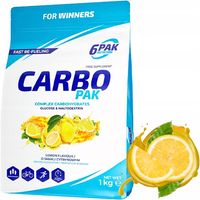 6PAK Carbo PAK 1kg o smaku cytrynowym